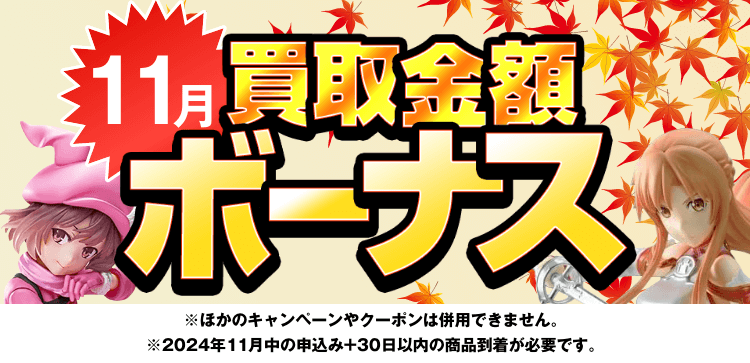 11限定の高価買取キャンペーン！