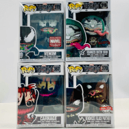 Funko POP 367 370 373 916 VENOM カーネイジ ヴェノム ヴェノマイズド ブラックパンサー ドゥーム 4種セット