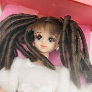 おたのしみドール マリーン 茶髪 ホワイト ドレス 衣装セット きせかえ人形