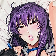 攻殻機動隊 素子 Version:S.A.C 草薙素子 イヤホン青ver 抱き枕カバー
