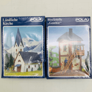 ストラクチャー Nゲージ 教会 信号所 Blockstelle Genthin  Landliche Kirche セット