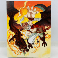 連載15周年記念 FAIRY TAIL F6 キャンバスアート ナツ・ドラグニル イグニール