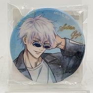 呪術廻戦くじ Study&Study グランジ風デザイン缶バッジ 五条悟