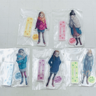 宇宙よりも遠い場所×ゆるキャン△ そらキャン△ アクリルスタンドセットのみ 全5種