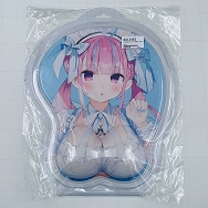 hololive ホロライブ 湊あくあ 白猫メイドver 立体マウスパッド