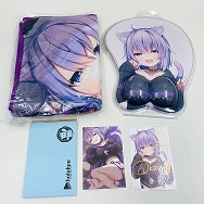 ホロライブ hololive 猫又おかゆ 60万人記念 グッズ 全部セット 直筆特典ポストカード & 特典ポストカード付き