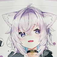 ホロライブ hololive 誕生日記念 2021 猫又おかゆ 等身大タペストリー