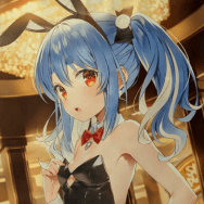 WIREFRAME 憂姫はぐれ ホロライブ 兎田ぺこら シルキースエード B2タペストリー