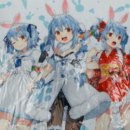 ホロライブ 兎田ぺこら 活動4周年記念 ラバーマット Vtuber