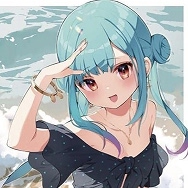 ホロライブ 潤羽るしあ タペストリー