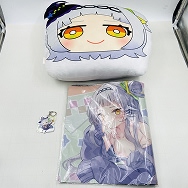 ホロライブ hololive 活動二周年記念 ラバーマット アクリルキーホルダー BIGフェイスクッション 紫咲シオン 3種セット