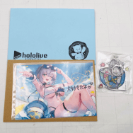 活動一周年記念 アクリルキーホルダー 直筆サイン入り ポストカード　白銀ノエル 2種セット