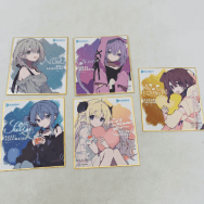 ホロのクッキーパーティ イラスト 色紙 星街すいせい 猫又おかゆ 角巻わため 白銀ノエル 戌神ころね 5種セット