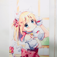 ぱん FANBOX 継続特典 てんちゃん 等身大タペストリー