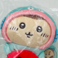 ちいかわ×サンリオキャラクターズ デスクトップから見守るひっかけぬいぐるみ くりまんじゅう ハンギョドン