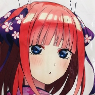 映画 五等分の花嫁 中野二乃 桜和装 Ver. & 桜ドレス Ver. 両面抱き枕カバー