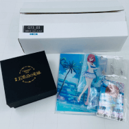 五等分の花嫁 天然ダイヤ シルバーネックレス アクリルスタンド ミニキャラブロマイド 中野三玖