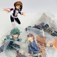 僕のヒーローアカデミア Go And Go！ A賞 緑谷出久 B賞 爆豪勝己 C賞 麗日お茶子 D賞 轟焦凍 ;figure 4体セット