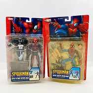 スパイダーマンクラシック 6インチフィギュア スピン&トラップ ピーター パーカー スパイダーマン 2種セット