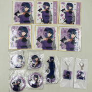 推しの子 × サンリオ 黒川あかね × クロミ アクリルスタンド アクリルキーホルダー 缶バッジ ミニ色紙 まとめ セット