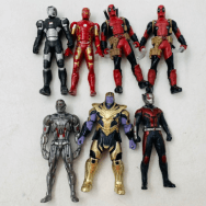 メタコレ MARVEL アイアンマン アントマン デッドプール サノス ウルトロン ウォーマシン 7種セット