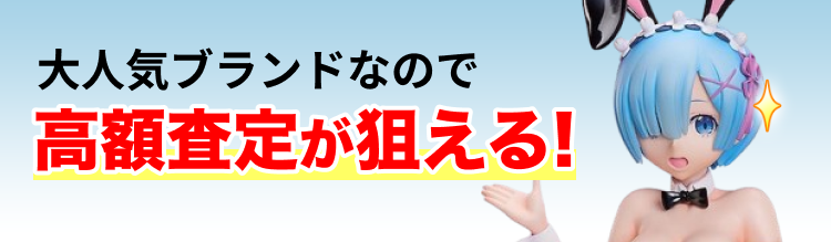 大人気ブランドなので高額査定が狙える