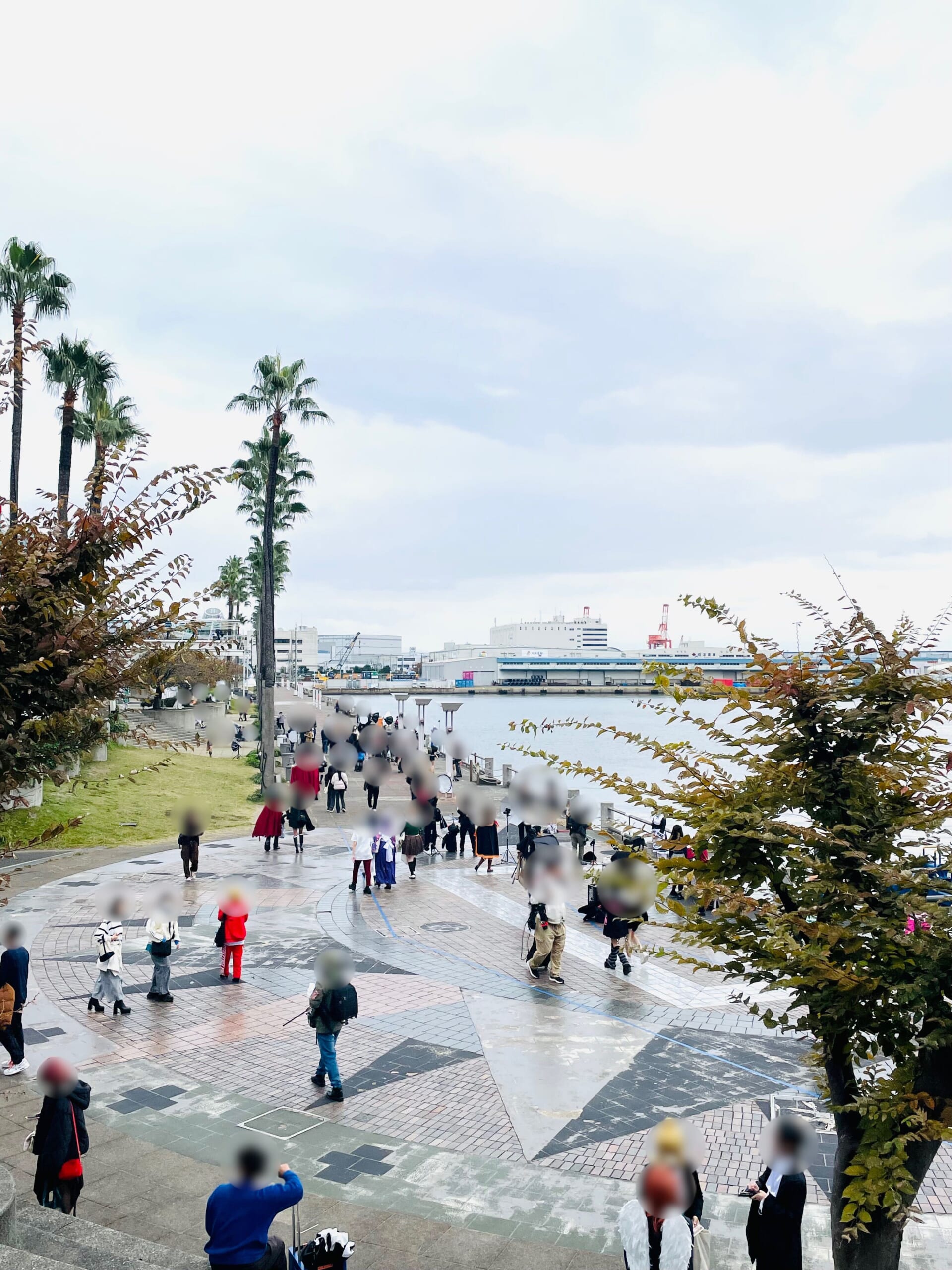 海沿いの広場