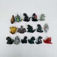 食玩 ゴジラ 総進撃 総攻撃 指人形 ゴジラ キングギドラ メカゴジラ ヘドラ ラドン 他 16種セット