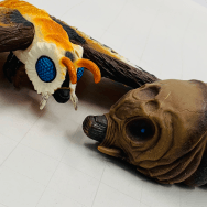 ゴジラ×モスラ×メカゴジラ 東京SOS モスラ 成虫 幼虫 2004 ソフビ 2種セット