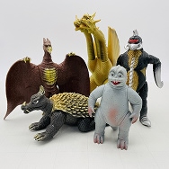 ゴジラシリーズ ラドン キングギドラ アンギラス ガイガン ミニラ ソフビ 5種セット