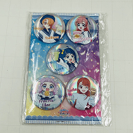 歴代プリキュアシリーズ ひろがるスカイ!プリキュア アクリルスタンド&オーロラ缶バッジセット Loppi・HMV限定