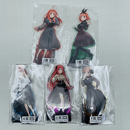 きゃらっとくじ 五等分の花嫁∬ Gothic rock アクリルスタンド 一花 二乃 三玖 四葉 五月 5種セット