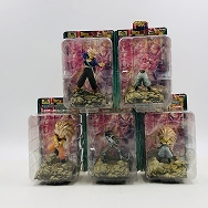 ドラゴンボールZ 連結式フィギュア コレクション vol.2 孫悟空 トランクス メカフリーザ ゴテンクス 魔人ブウ 5種セット