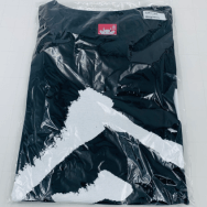 ホロライブ 百鬼あやめ 100万人記念 クソダサ ビッグシルエットTシャツ 余 ブラック フリーサイズ