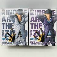 KING OF ARTIST THE RORONOA ZORO ロロノア ゾロ WHITE ver. PURPLE ver. 2種セット