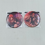 銀魂 缶バッジ 茜色に染まる侍 神威 2種セット