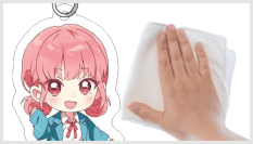 キーホルダーのクリーニング