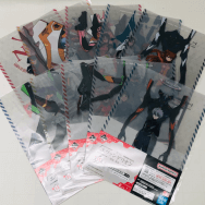 エヴァンゲリオン 使徒、襲来 H賞 クリアファイル ステッカーセット 全10種セット