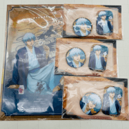 銀魂 守護神獣絵巻 粋な奴らの天下無双SP 坂田銀時 缶バッジ クリアファイル セット