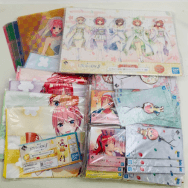 五等分の花嫁 イラストボード クリアファイル ラバーストラップ マイクロファイバータオル 等 まとめ セット
