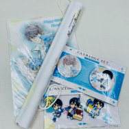 缶バッジ ラバーストラップ クリアファイル タペストリー 七瀬遙 4種セット