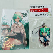 誕生日記念 2021 翡翠 リング ネックレス ラバーストラップ ポストカード 潤羽るしあ 3種セット