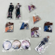 POP UP SHOP アクリルスタンド 3種 缶バッジセット アクリルキーホルダー ラバーストラップ まとめ