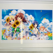 ぱん 版画 向日葵色の笑顔 No.3/25