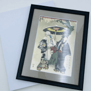 ゲゲゲ浮世絵 映画 鬼太郎誕生 ゲゲゲの謎 ジクレー版画 花散しの友誼