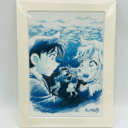 名探偵コナン 黒鉄の魚影 応募者全員サービス  青山剛昌描き下ろし複製原画