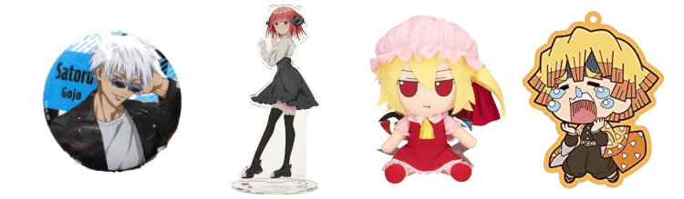 クッションと一緒にアニメグッズのまとめ売りも大歓迎！