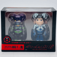 BE@RBRICK ベアブリック エヴァンゲリオン 新劇場版 序 EVA初号機 ナイトカラー版 & 碇シンジ