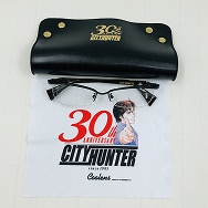 CITY HUNTER シティーハンター 30周年記念 Coolens アイウェア コラボ メガネ 眼鏡 マットブラック 冴羽リョウ
