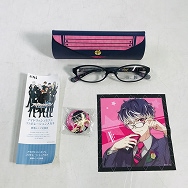 アイドリッシュセブン×JINS コラボレーション メガネ 百 モデル メガネ拭き 缶バッジ付き